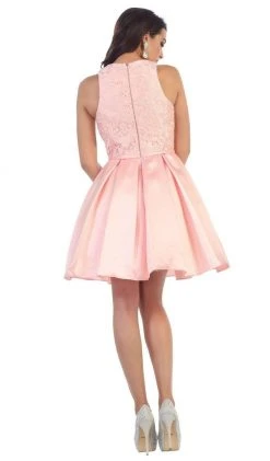 May Queen - Lace Jewel A-line Cocktail Dress Cocktail Dresses 13 May Queen - Lace Jewel A-line Cocktail Dress Cocktail Dresses