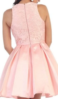 May Queen - Lace Jewel A-line Cocktail Dress Cocktail Dresses 15 May Queen - Lace Jewel A-line Cocktail Dress Cocktail Dresses