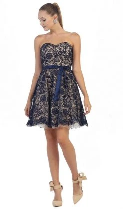 May Queen - Lace Sweetheart A-line Cocktail Dress
