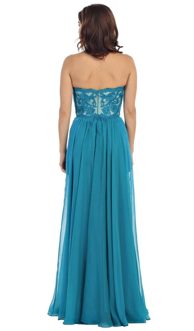 Formal Gowns May Queen - Lace Sweetheart A-line Evening Dress 10 Formal Gowns May Queen - Lace Sweetheart A-line Evening Dress