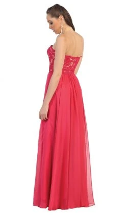 Formal Gowns May Queen - Lace Sweetheart A-line Evening Dress 22 Formal Gowns May Queen - Lace Sweetheart A-line Evening Dress