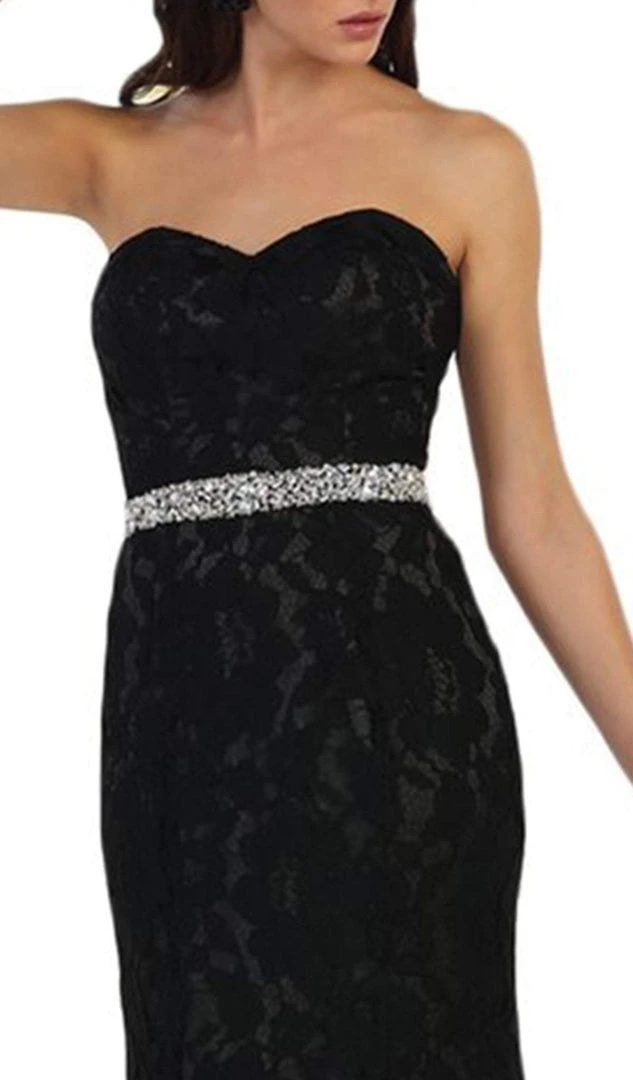 May Queen - Lace Sweetheart Trumpet Evening Dress Formal Gowns 4 May Queen - Lace Sweetheart Trumpet Evening Dress Formal Gowns