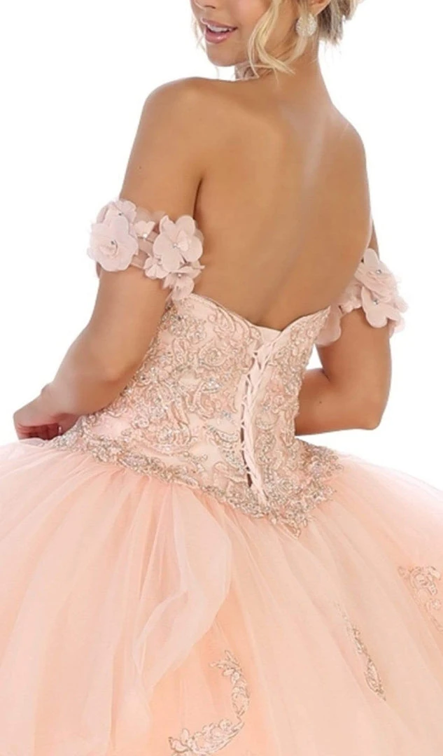 May Queen - LK120 Jeweled Sweetheart Bodice Ballgown 6 May Queen - LK120 Jeweled Sweetheart Bodice Ballgown