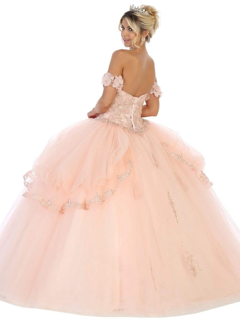 May Queen - LK120 Jeweled Sweetheart Bodice Ballgown 4 May Queen - LK120 Jeweled Sweetheart Bodice Ballgown