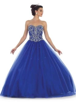 Formal Gowns May Queen - LK83 Bejeweled Sweetheart Evening Gown