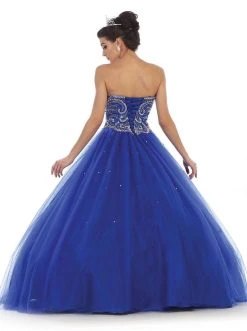 Formal Gowns May Queen - LK83 Bejeweled Sweetheart Evening Gown