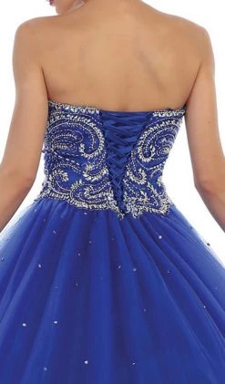 Formal Gowns May Queen - LK83 Bejeweled Sweetheart Evening Gown