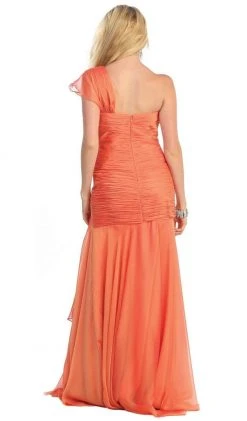 May Queen - MQ-1013 Ruched Sweetheart A-line Evening Dress Formal Gowns