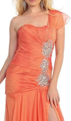 May Queen - MQ-1013 Ruched Sweetheart A-line Evening Dress Formal Gowns