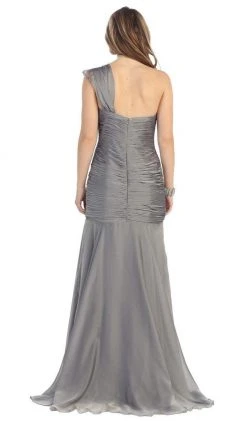 May Queen - MQ-1013 Ruched Sweetheart A-line Evening Dress Formal Gowns