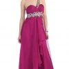 Formal Gowns May Queen - MQ1028 Ornate Strap Ruched Sweetheart A-line Prom Dress