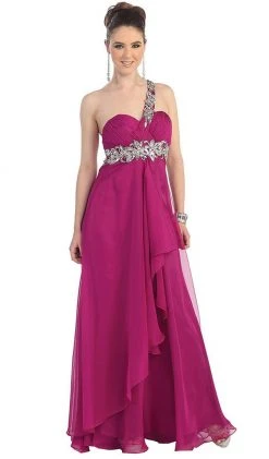 Formal Gowns May Queen - MQ1028 Ornate Strap Ruched Sweetheart A-line Prom Dress
