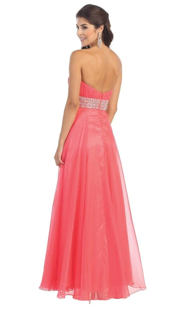 May Queen - MQ1046 Finely-Tucked Sweetheart Chiffon Prom Dress 5 May Queen - MQ1046 Finely-Tucked Sweetheart Chiffon Prom Dress