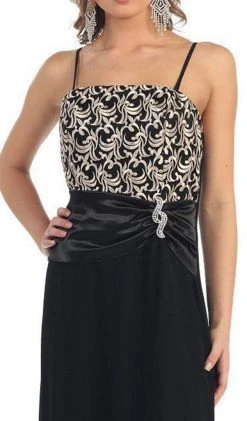 Formal Gowns May Queen - MQ1059 Hand Beaded Lace Mother Of The Bride Gown With Matching Jacket