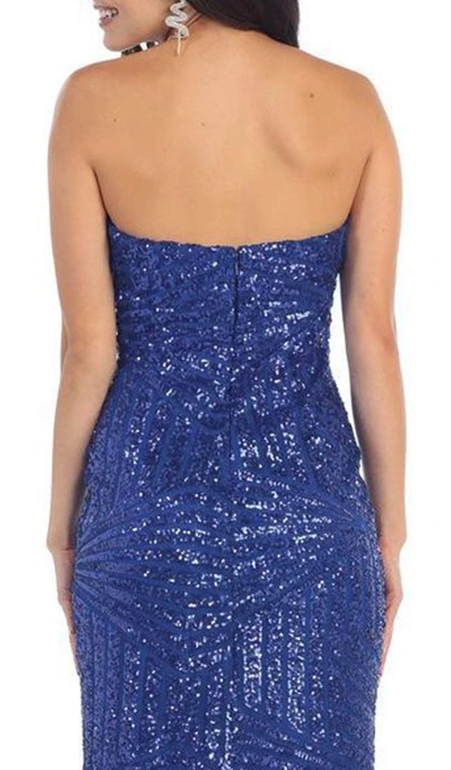 Formal Gowns May Queen - MQ1196 Sparkling Sequined Sweetheart Prom Gown 6 Formal Gowns May Queen - MQ1196 Sparkling Sequined Sweetheart Prom Gown