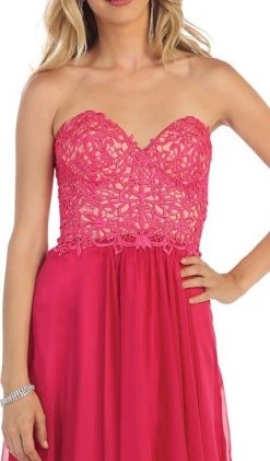 May Queen - MQ1201 Glistening Strapless Prom Dress With Long Tulle Skirt Formal Gowns 11 May Queen - MQ1201 Glistening Strapless Prom Dress With Long Tulle Skirt Formal Gowns