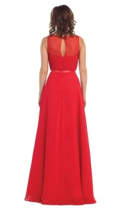 May Queen - MQ1259 Statuesque Sleeveless Illusion A-Line Long Prom Dress Formal Gowns 13 May Queen - MQ1259 Statuesque Sleeveless Illusion A-Line Long Prom Dress Formal Gowns
