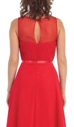 May Queen - MQ1259 Statuesque Sleeveless Illusion A-Line Long Prom Dress Formal Gowns 14 May Queen - MQ1259 Statuesque Sleeveless Illusion A-Line Long Prom Dress Formal Gowns