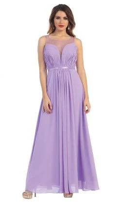 May Queen - MQ1259 Statuesque Sleeveless Illusion A-Line Long Prom Dress Formal Gowns 15 May Queen - MQ1259 Statuesque Sleeveless Illusion A-Line Long Prom Dress Formal Gowns