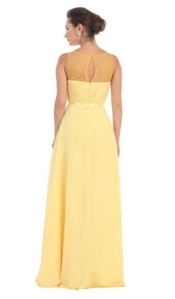 May Queen - MQ1259 Statuesque Sleeveless Illusion A-Line Long Prom Dress Formal Gowns 19 May Queen - MQ1259 Statuesque Sleeveless Illusion A-Line Long Prom Dress Formal Gowns