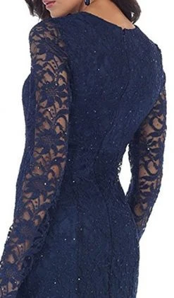 May Queen - MQ1451 Embellished Sheer Jewel Sheath Evening Dress Formal Gowns 13 May Queen - MQ1451 Embellished Sheer Jewel Sheath Evening Dress Formal Gowns