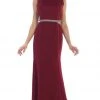 Formal Gowns May Queen - MQ1468 Sleeveless Embellished Low V-Back Evening Dress
