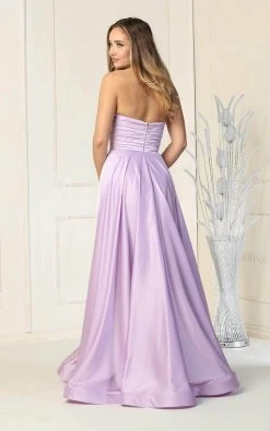 May Queen - MQ1846 Strapless Sweetheart Neck Prom Dress - 1 Pc Lilac In Size 10 Available Formal Gowns 5 May Queen - MQ1846 Strapless Sweetheart Neck Prom Dress - 1 Pc Lilac In Size 10 Available Formal Gowns