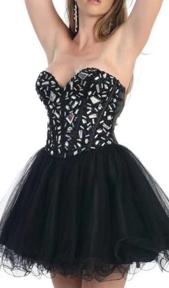 Cocktail Dresses May Queen - MQ873 Strapless Sweetheart Corset Cocktail Dress 19 Cocktail Dresses May Queen - MQ873 Strapless Sweetheart Corset Cocktail Dress