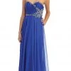 Formal Gowns May Queen - MQ981 Embellished Ruched Sweetheart Chiffon Prom Dress