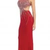 May Queen - RQ-7334 Bejeweled Scoop Sheath Evening Dress 1 May Queen - RQ-7334 Bejeweled Scoop Sheath Evening Dress