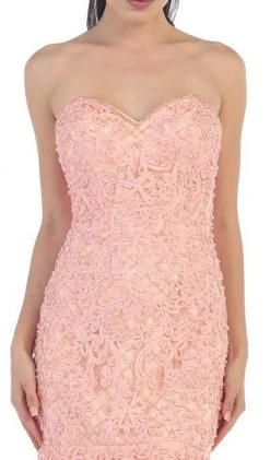 Formal Gowns May Queen - RQ-7445 Embroidered Sweetheart Mermaid Evening Dress