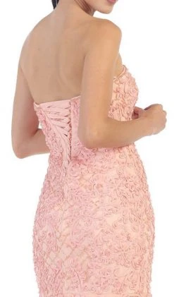 Formal Gowns May Queen - RQ-7445 Embroidered Sweetheart Mermaid Evening Dress