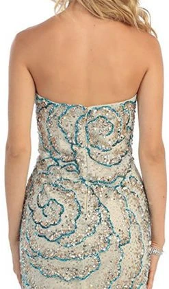 Formal Gowns May Queen - RQ7289 Strapless Sequined Embellished Evening Gown 11 Formal Gowns May Queen - RQ7289 Strapless Sequined Embellished Evening Gown