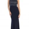 May Queen - RQ7322 Illusion High Neck Embellished Evening Dress Formal Gowns 2 May Queen - RQ7322 Illusion High Neck Embellished Evening Dress Formal Gowns