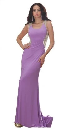 Formal Gowns May Queen - RQ7375 Hourglass Illusion Embellished Bodice Evening Dress 11 Formal Gowns May Queen - RQ7375 Hourglass Illusion Embellished Bodice Evening Dress