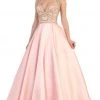 May Queen - RQ7392 Sleeveless Sequin Embellished Evening Ballgown Formal Gowns 1 May Queen - RQ7392 Sleeveless Sequin Embellished Evening Ballgown Formal Gowns