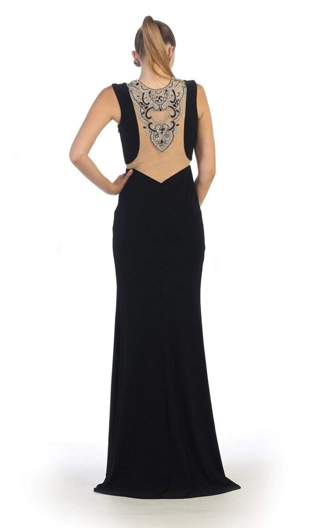 May Queen - RQ7417 Sleeveless Mock Two Piece Mermaid Prom Dress Formal Gowns 8 May Queen - RQ7417 Sleeveless Mock Two Piece Mermaid Prom Dress Formal Gowns