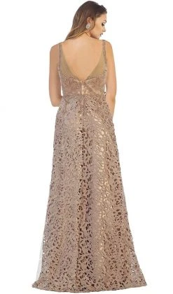 May Queen - RQ7470 Bedazzled V-neck Sheath Evening Dress Formal Gowns 12 May Queen - RQ7470 Bedazzled V-neck Sheath Evening Dress Formal Gowns