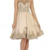 Cocktail Dresses May Queen - RQ7476 Sparkling Embroidered Sweetheart Cocktail Dress