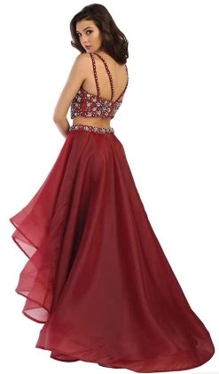May Queen - RQ7486 Two Piece Bateau A-line Prom Dress 13 May Queen - RQ7486 Two Piece Bateau A-line Prom Dress