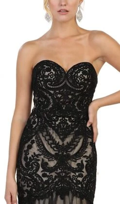 May Queen - RQ7570 Strapless Sweetheart Beaded Mermaid Prom Gown 11 May Queen - RQ7570 Strapless Sweetheart Beaded Mermaid Prom Gown