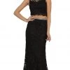 Formal Gowns May Queen - RQ7579 Sleeveless Two-Piece Lace Sheath Evening Gown