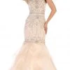 May Queen - RQ7634 Bead Embellished Tiered Mermaid Gown 2 May Queen - RQ7634 Bead Embellished Tiered Mermaid Gown
