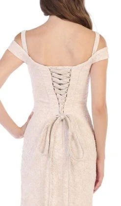 May Queen - RQ7663 Off-Shoulder Trumpet Dress With High Slit 12 May Queen - RQ7663 Off-Shoulder Trumpet Dress With High Slit