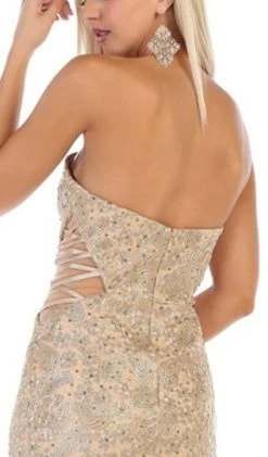 Formal Gowns May Queen - RQ7682 Embellished Deep Sweetheart Mermaid Dress 9 Formal Gowns May Queen - RQ7682 Embellished Deep Sweetheart Mermaid Dress