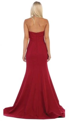 May Queen - RQ7703 Strapless Sweetheart Trumpet Evening Dress 16 May Queen - RQ7703 Strapless Sweetheart Trumpet Evening Dress