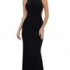 Formal Gowns May Queen - RQ7709 Plunging Scoop Back Velvet Gown 1 Formal Gowns May Queen - RQ7709 Plunging Scoop Back Velvet Gown
