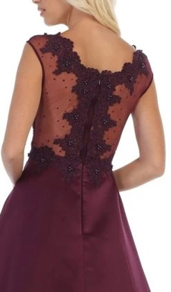 May Queen - RQ7723 Beaded Lace A-Line Evening Gown Formal Gowns 13 May Queen - RQ7723 Beaded Lace A-Line Evening Gown Formal Gowns