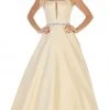 May Queen - RQ7734 Embellished Scoop Neck Ballgown With Strappy Back Formal Gowns 1 May Queen - RQ7734 Embellished Scoop Neck Ballgown With Strappy Back Formal Gowns