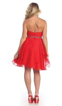 May Queen - Sassy Strapless Sequined Cocktail Dress Cocktail Dresses 22 May Queen - Sassy Strapless Sequined Cocktail Dress Cocktail Dresses